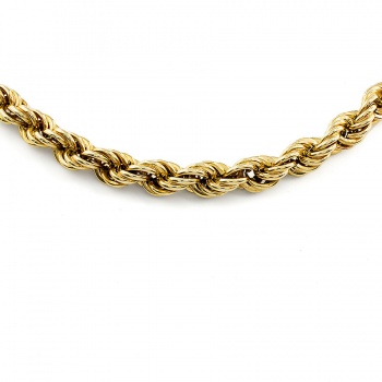 9ct gold 10.5g Hollow rope Chain